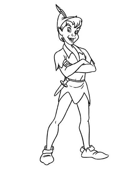 Coloring page: Peter Pan (Animation Movies) #128826 - Free Printable Coloring Pages