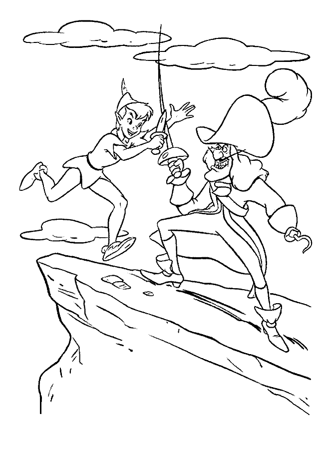 Coloring page: Peter Pan (Animation Movies) #128827 - Free Printable Coloring Pages