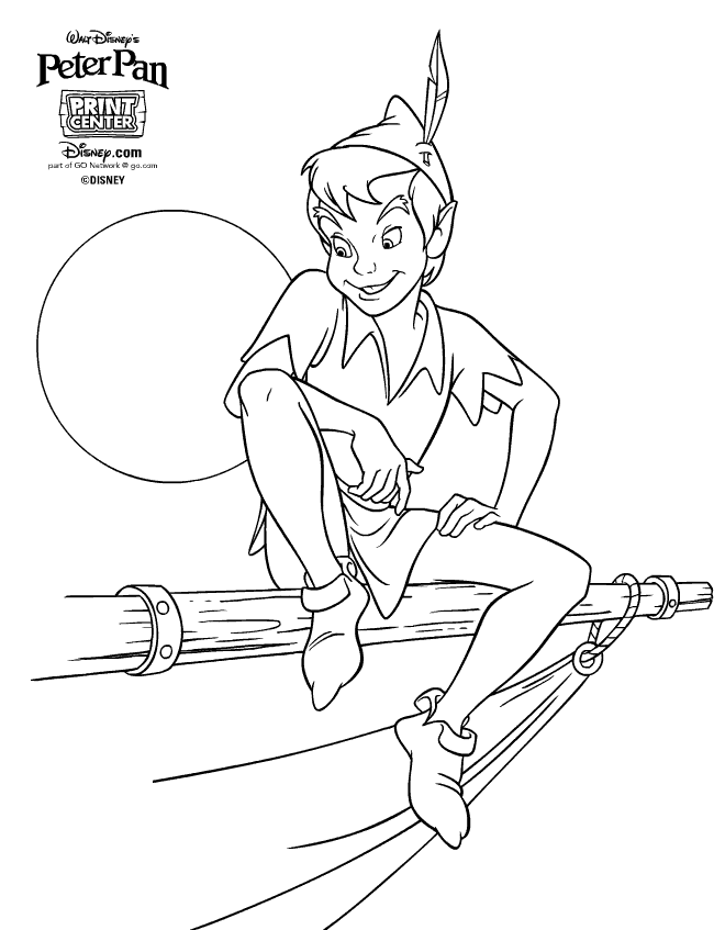 Coloring page: Peter Pan (Animation Movies) #128832 - Free Printable Coloring Pages