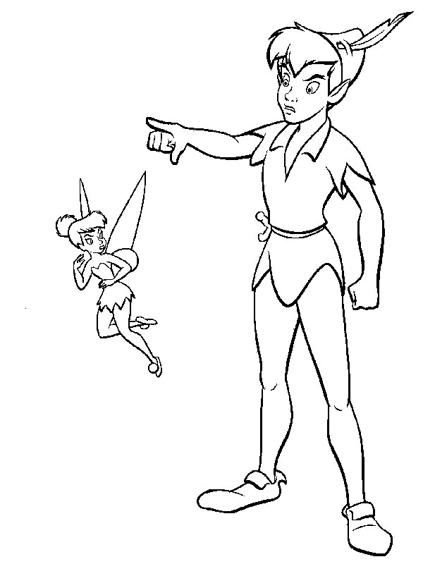 Coloring page: Peter Pan (Animation Movies) #128840 - Free Printable Coloring Pages