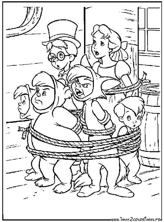 Coloring page: Peter Pan (Animation Movies) #128843 - Free Printable Coloring Pages