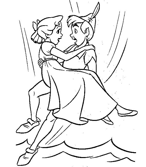 Coloring page: Peter Pan (Animation Movies) #128855 - Free Printable Coloring Pages