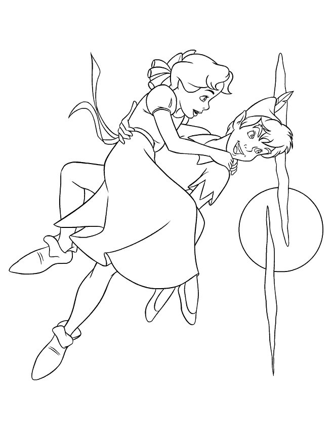 Coloring page: Peter Pan (Animation Movies) #128857 - Free Printable Coloring Pages