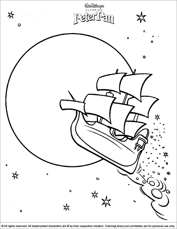 Coloring page: Peter Pan (Animation Movies) #128858 - Free Printable Coloring Pages