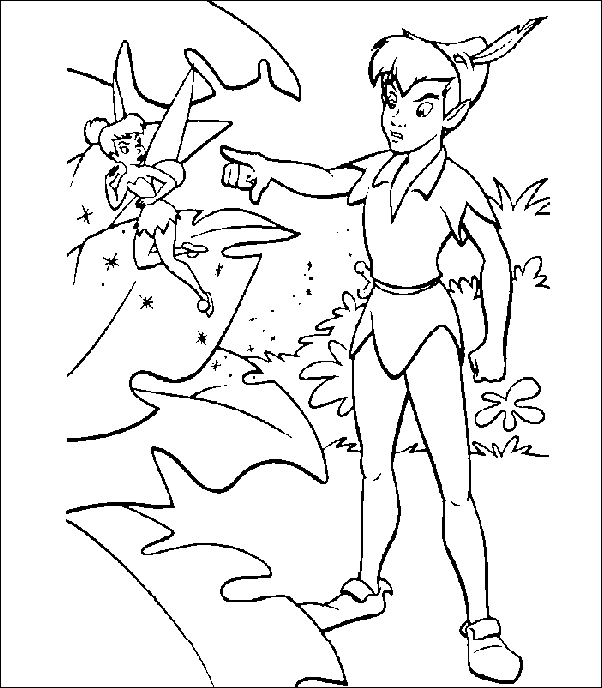Coloring page: Peter Pan (Animation Movies) #128865 - Free Printable Coloring Pages