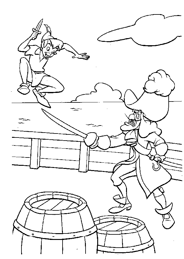 Coloring page: Peter Pan (Animation Movies) #128866 - Free Printable Coloring Pages