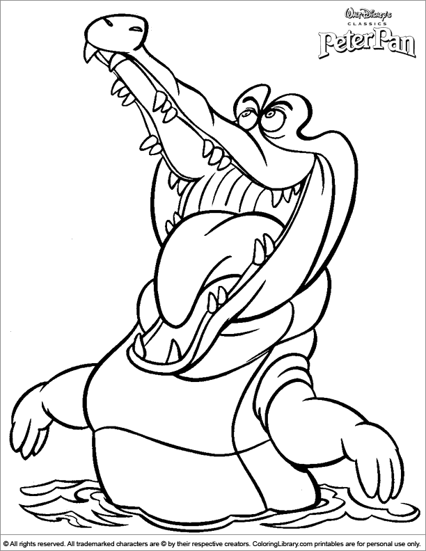 Coloring page: Peter Pan (Animation Movies) #128868 - Free Printable Coloring Pages