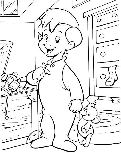 Coloring page: Peter Pan (Animation Movies) #128873 - Free Printable Coloring Pages