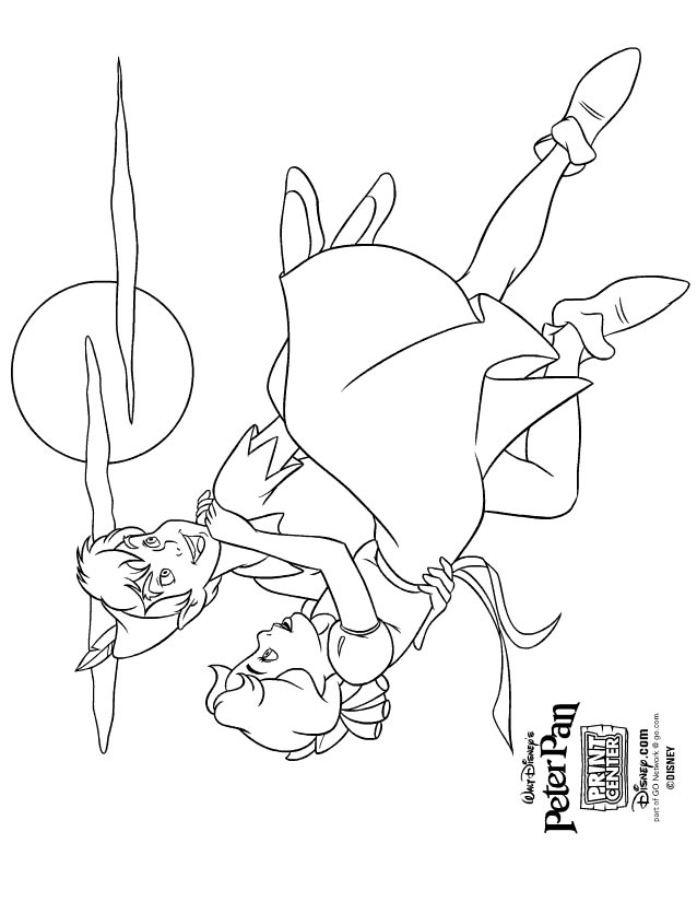 Coloring page: Peter Pan (Animation Movies) #128877 - Free Printable Coloring Pages