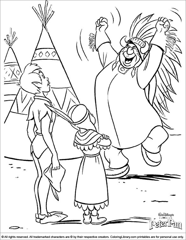 Coloring page: Peter Pan (Animation Movies) #128881 - Free Printable Coloring Pages