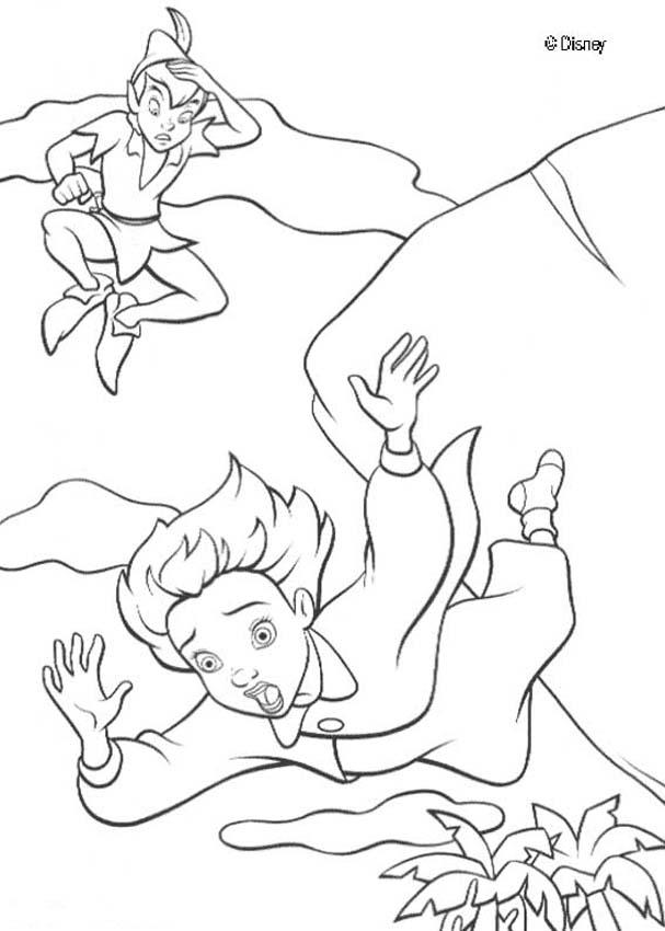 Coloring page: Peter Pan (Animation Movies) #128889 - Free Printable Coloring Pages