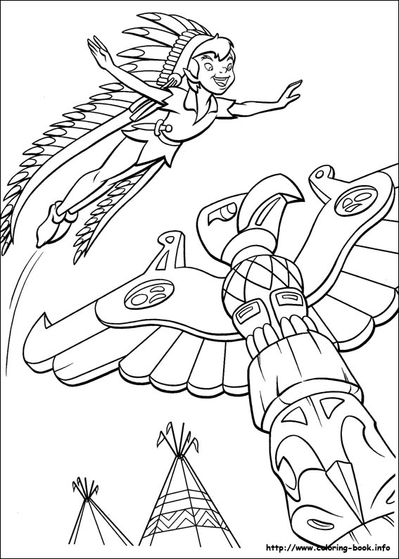 Coloring page: Peter Pan (Animation Movies) #128910 - Free Printable Coloring Pages