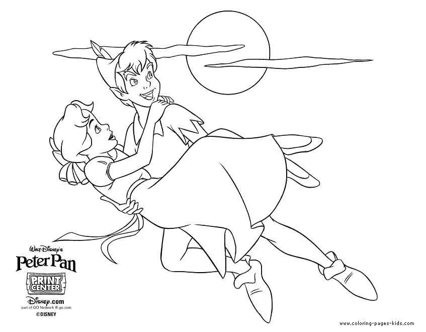 Coloring page: Peter Pan (Animation Movies) #128915 - Free Printable Coloring Pages