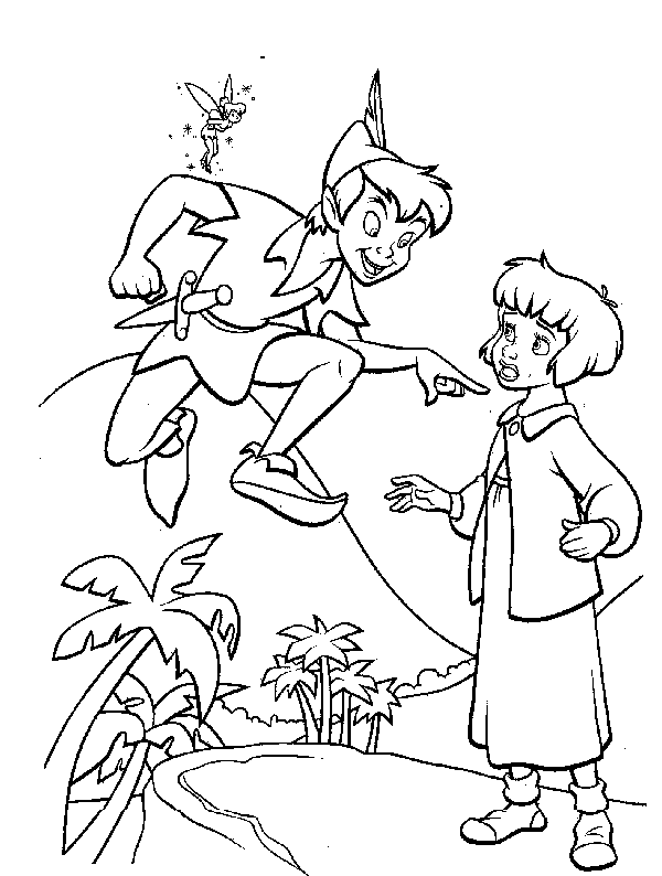 Coloring page: Peter Pan (Animation Movies) #128917 - Free Printable Coloring Pages