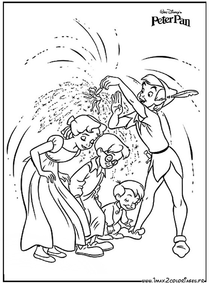 Coloring page: Peter Pan (Animation Movies) #128919 - Free Printable Coloring Pages