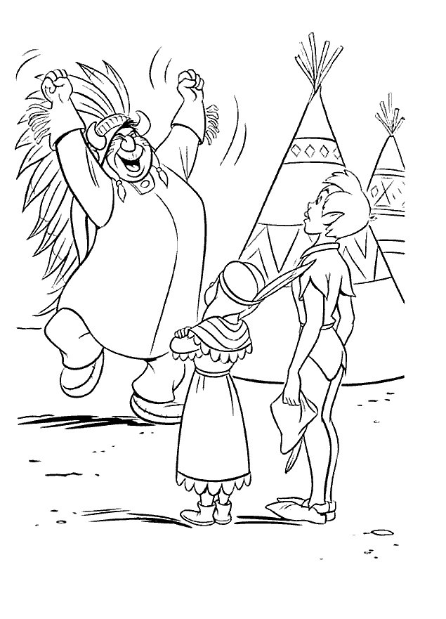 Coloring page: Peter Pan (Animation Movies) #128922 - Free Printable Coloring Pages