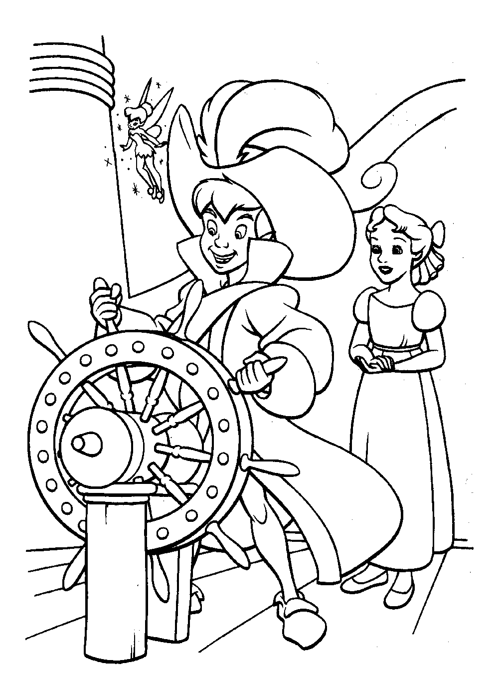 Coloring page: Peter Pan (Animation Movies) #128923 - Free Printable Coloring Pages