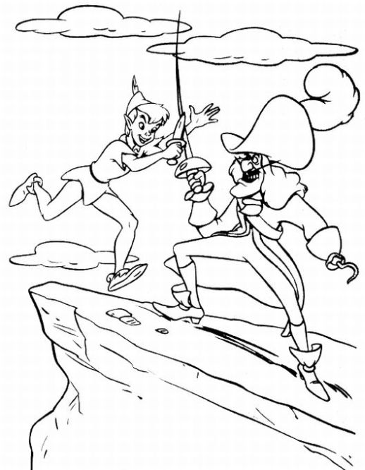 Coloring page: Peter Pan (Animation Movies) #128930 - Free Printable Coloring Pages