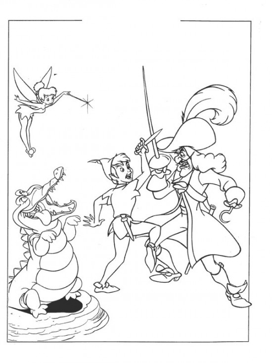 Coloring page: Peter Pan (Animation Movies) #128933 - Free Printable Coloring Pages