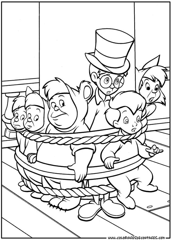 Coloring page: Peter Pan (Animation Movies) #128936 - Free Printable Coloring Pages