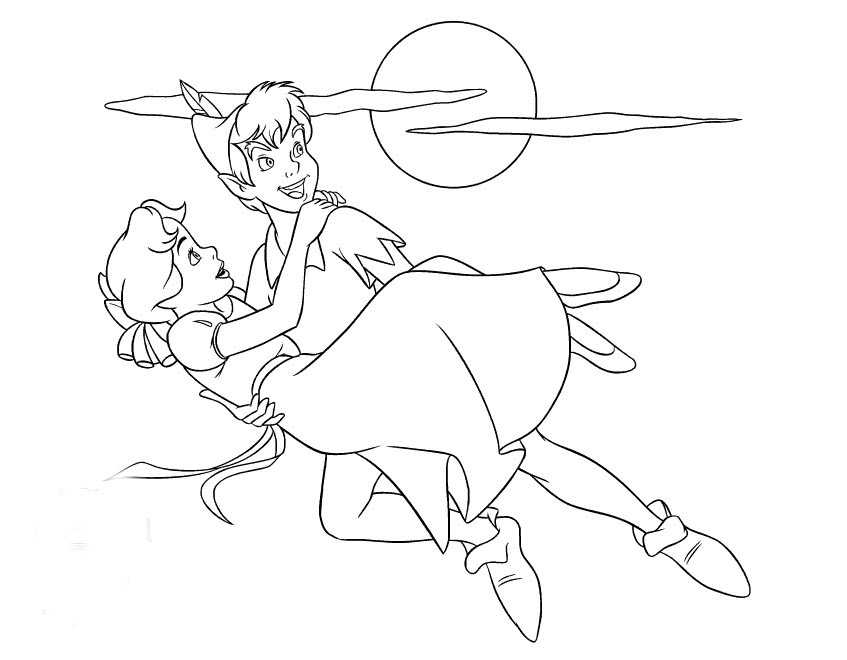 Coloring page: Peter Pan (Animation Movies) #128937 - Free Printable Coloring Pages