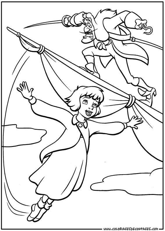 Coloring page: Peter Pan (Animation Movies) #128942 - Free Printable Coloring Pages