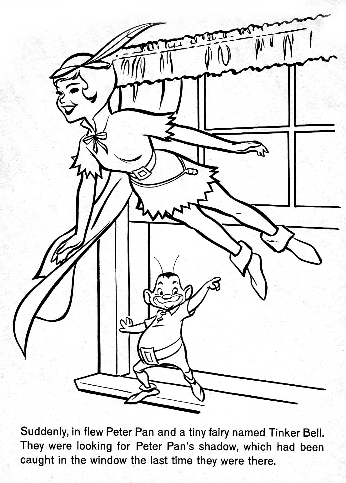Coloring page: Peter Pan (Animation Movies) #128948 - Free Printable Coloring Pages