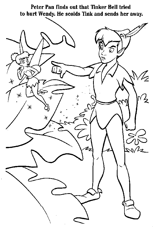 Coloring page: Peter Pan (Animation Movies) #128955 - Free Printable Coloring Pages