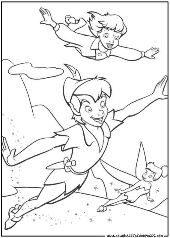 Coloring page: Peter Pan (Animation Movies) #128958 - Free Printable Coloring Pages