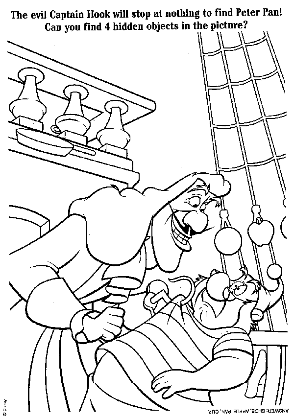 Coloring page: Peter Pan (Animation Movies) #128967 - Free Printable Coloring Pages