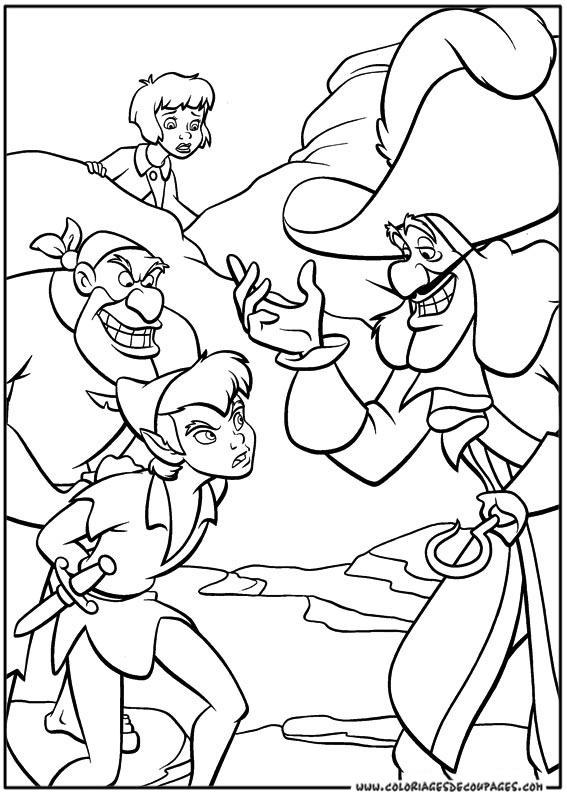 Coloring page: Peter Pan (Animation Movies) #128992 - Free Printable Coloring Pages
