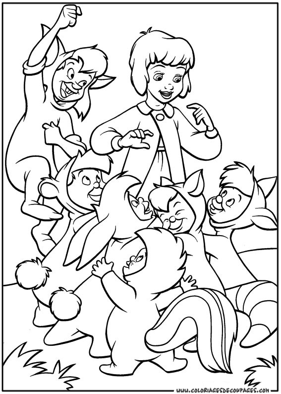 Coloring page: Peter Pan (Animation Movies) #129012 - Free Printable Coloring Pages