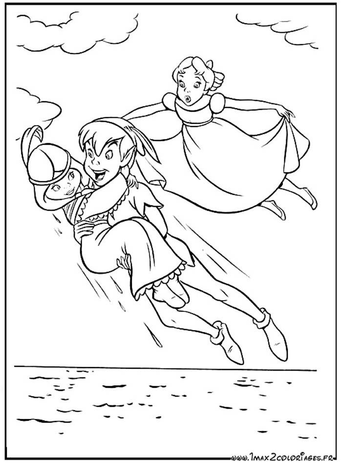 Coloring page: Peter Pan (Animation Movies) #129027 - Free Printable Coloring Pages