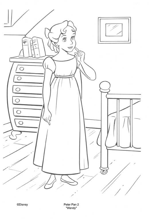 Coloring page: Peter Pan (Animation Movies) #129034 - Free Printable Coloring Pages