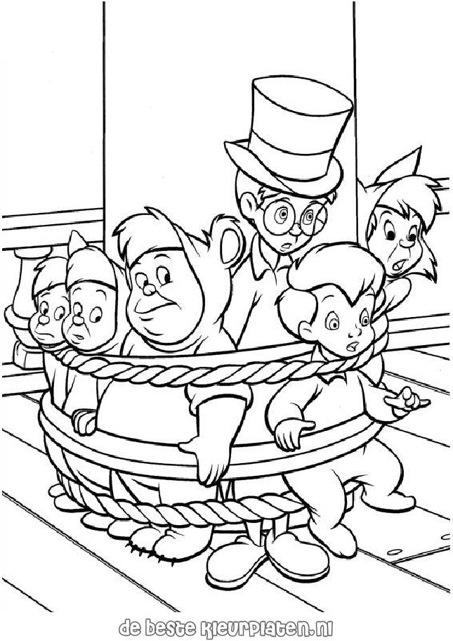 Coloring page: Peter Pan (Animation Movies) #129046 - Free Printable Coloring Pages