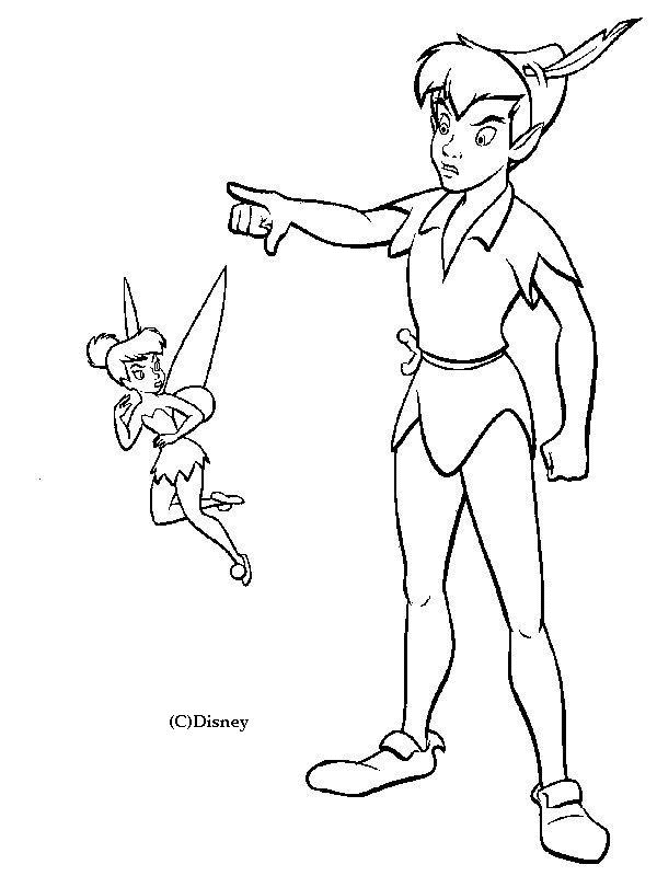 Coloring page: Peter Pan (Animation Movies) #129051 - Free Printable Coloring Pages