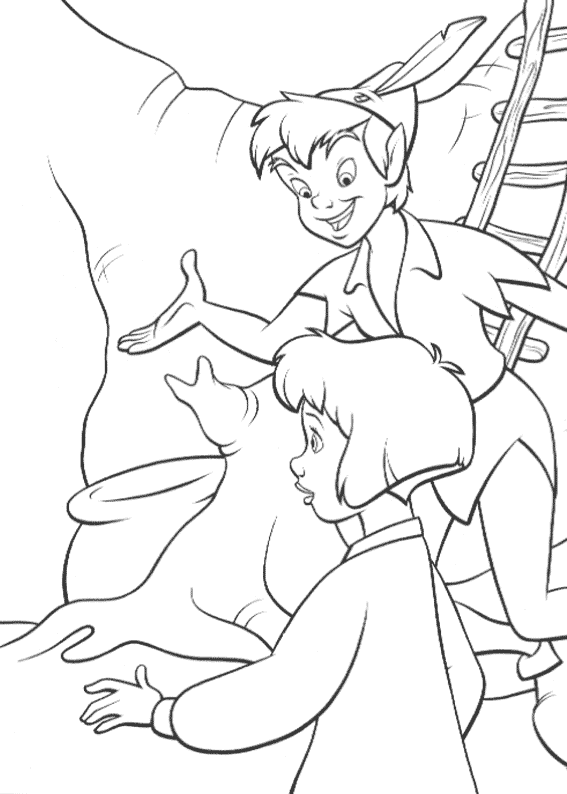 Coloring page: Peter Pan (Animation Movies) #129056 - Free Printable Coloring Pages