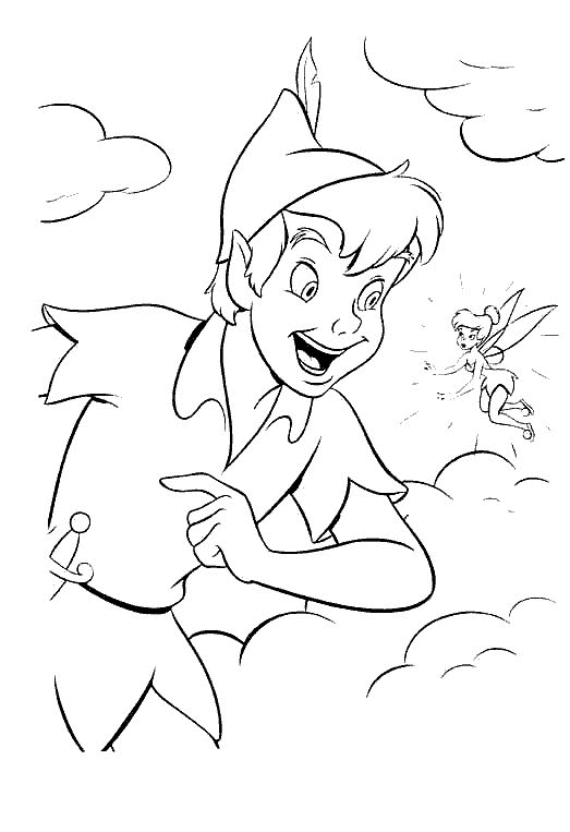 Coloring page: Peter Pan (Animation Movies) #129059 - Free Printable Coloring Pages