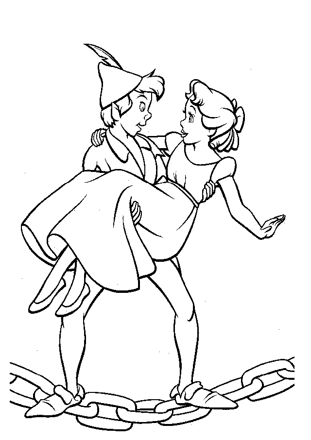 Coloring page: Peter Pan (Animation Movies) #129061 - Free Printable Coloring Pages