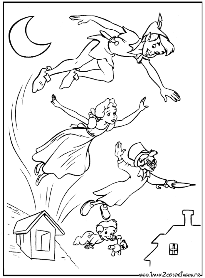Coloring page: Peter Pan (Animation Movies) #129064 - Free Printable Coloring Pages