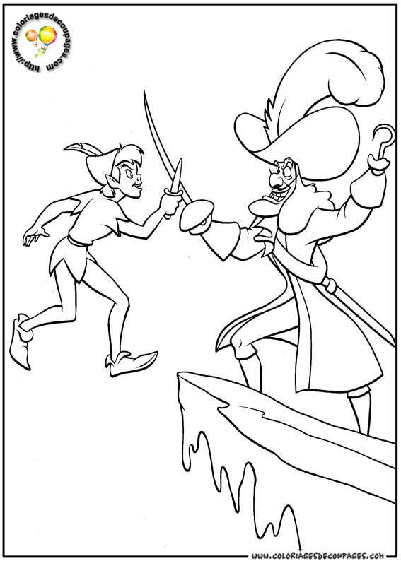 Coloring page: Peter Pan (Animation Movies) #129081 - Free Printable Coloring Pages