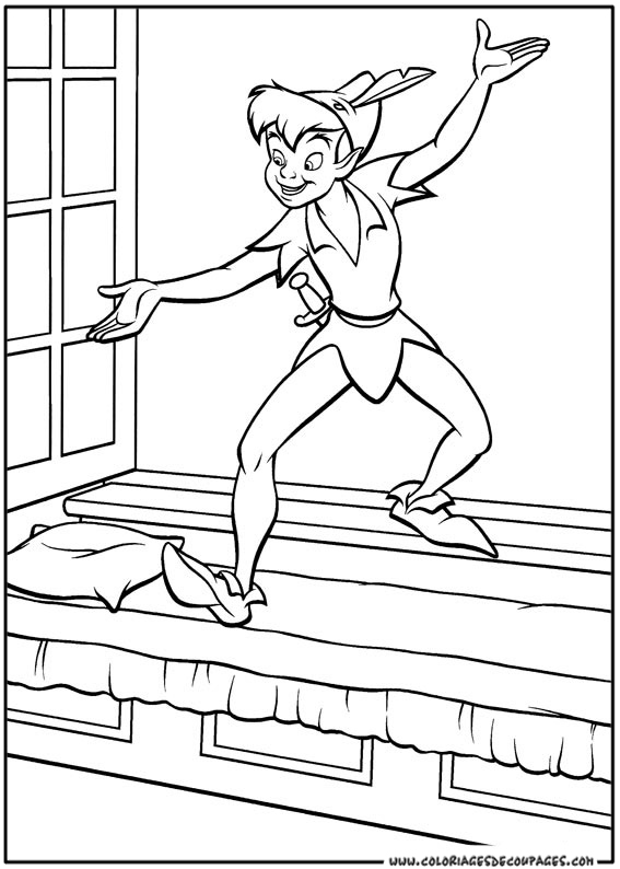 Coloring page: Peter Pan (Animation Movies) #129083 - Free Printable Coloring Pages