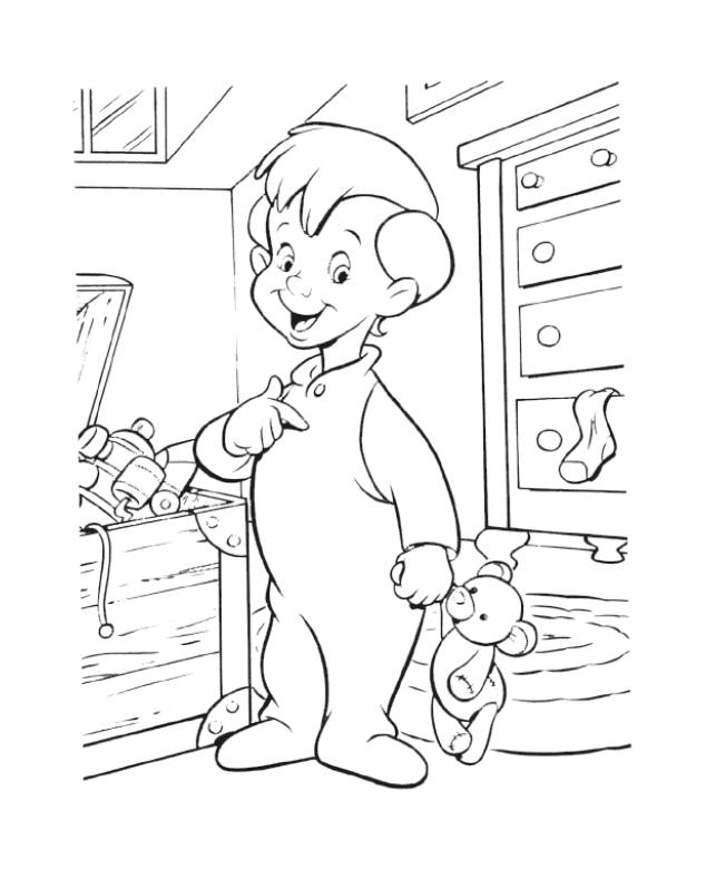 Coloring page: Peter Pan (Animation Movies) #129087 - Free Printable Coloring Pages