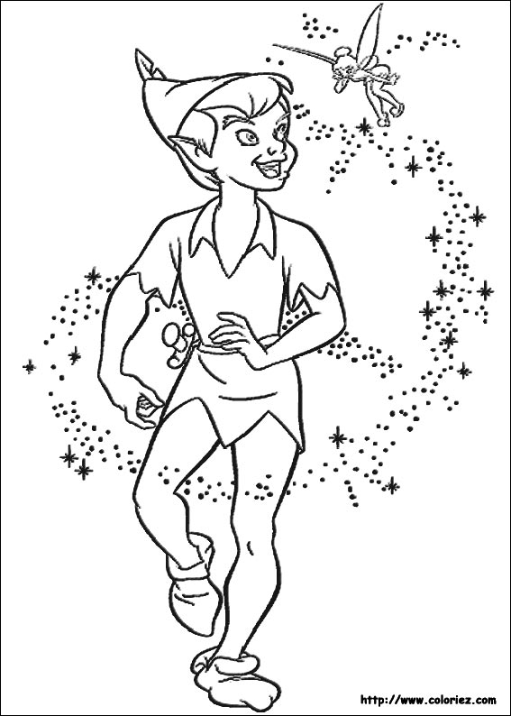 Coloring page: Peter Pan (Animation Movies) #129097 - Free Printable Coloring Pages