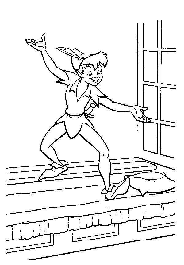 Coloring page: Peter Pan (Animation Movies) #129099 - Free Printable Coloring Pages