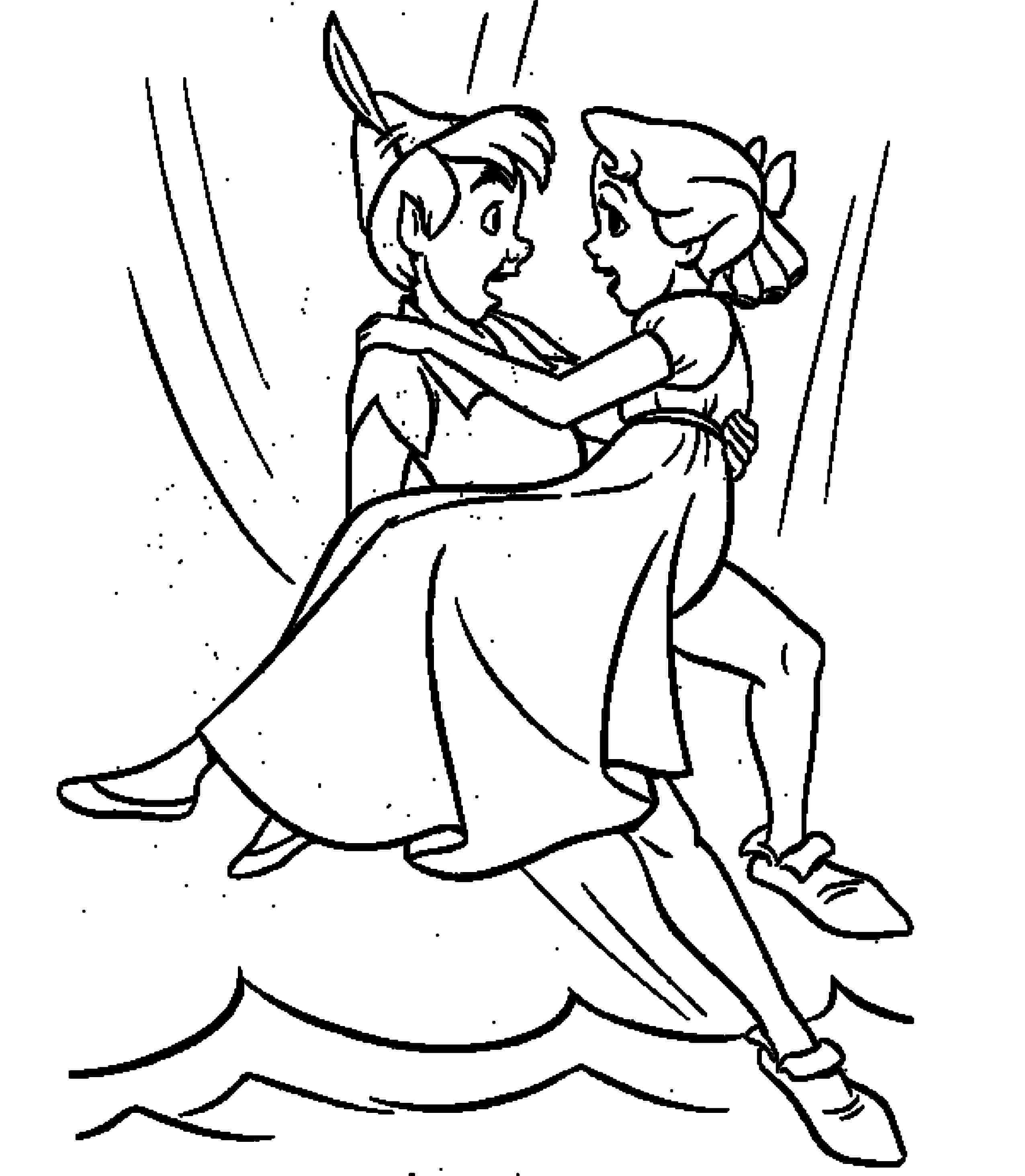 Coloring page: Peter Pan (Animation Movies) #129100 - Free Printable Coloring Pages