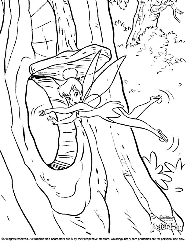 Coloring page: Peter Pan (Animation Movies) #129101 - Free Printable Coloring Pages