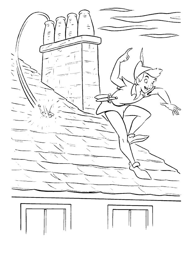 Coloring page: Peter Pan (Animation Movies) #129150 - Free Printable Coloring Pages