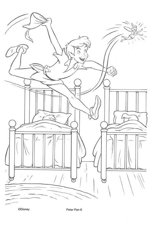 Coloring page: Peter Pan (Animation Movies) #129153 - Free Printable Coloring Pages