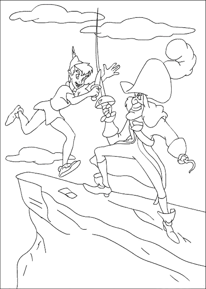 Coloring page: Peter Pan (Animation Movies) #129155 - Free Printable Coloring Pages